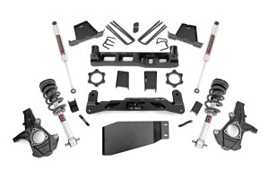 Chevrolet Silverado 1500 Suspension Lift Kit - Front + Rear - Rough Country - M1 Struts/M1 - '07-'13 Chevrolet Silverado 1500 Suspension Lift Kit - Front + Rear - Rough Country - M1 Struts/M1 - '07-'13
